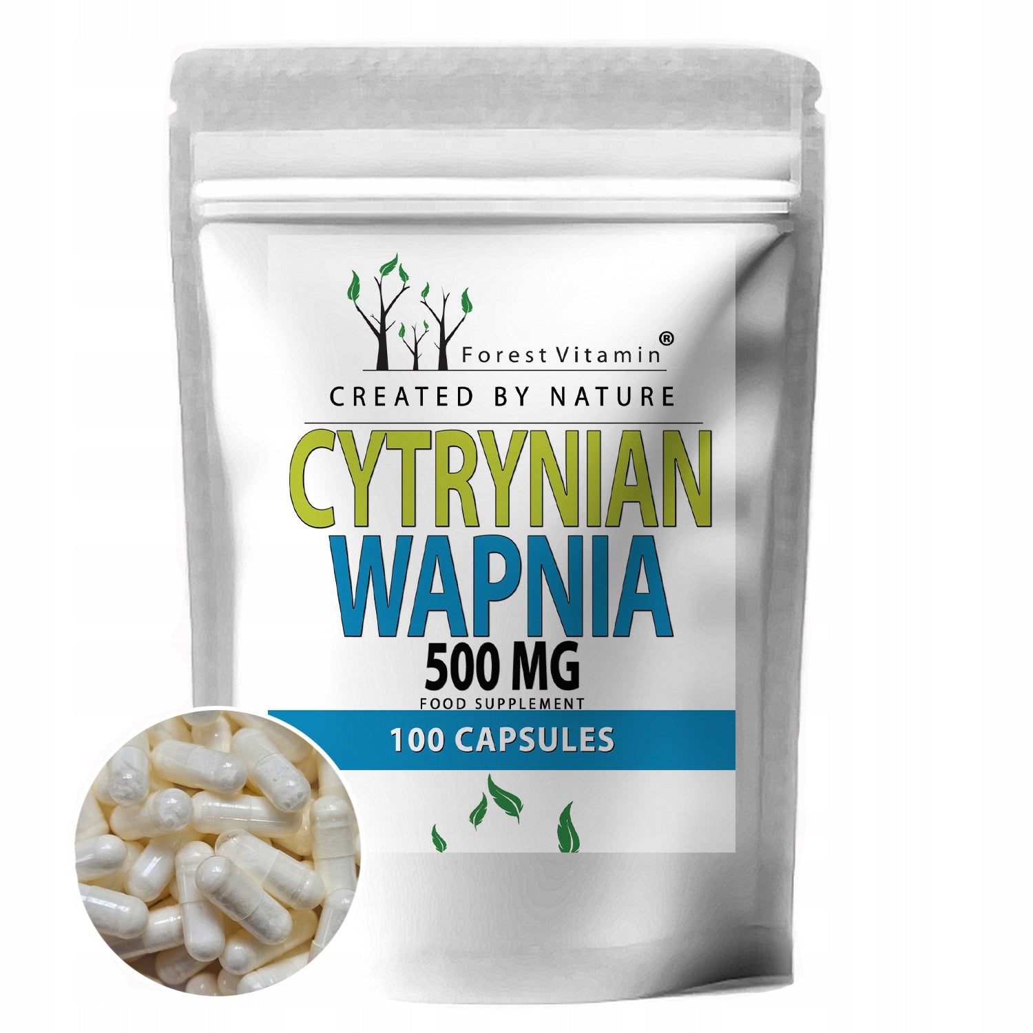 CALCIUM Citrate Calcium CALCIUM 500mg BONES 100 CAPSULES