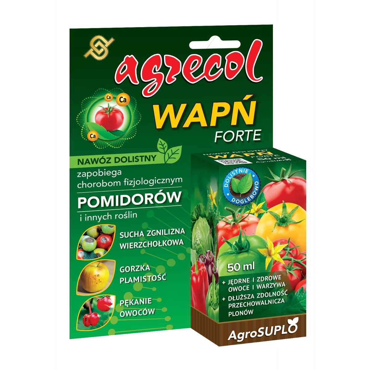 CALCIUM for spraying tomatoes shrubs apical rot cracking 50ml Manufacturer Agrecol