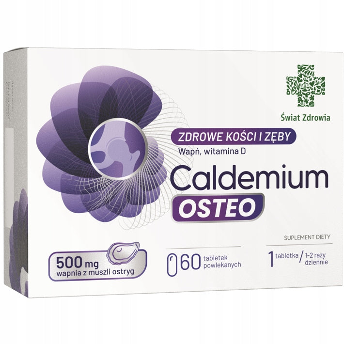 CALDEMIUM OSTEO CALCIUM VITAMIN D shell oyster 60 tablets