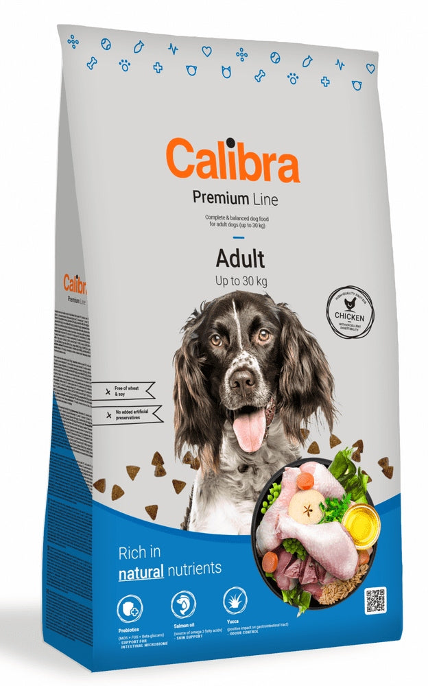 CALIBRA DOG PREMIUM LINE ADULT 12KG NEW