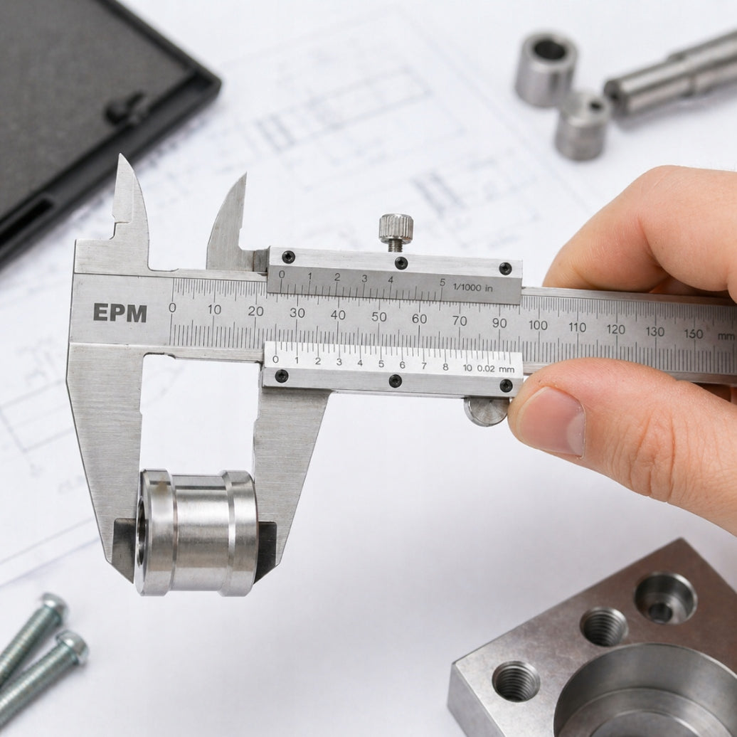 CALIPER 150MM 0,02MM STAINLESS STEEL PRECISION E-400-5001 EPM Brand EPM