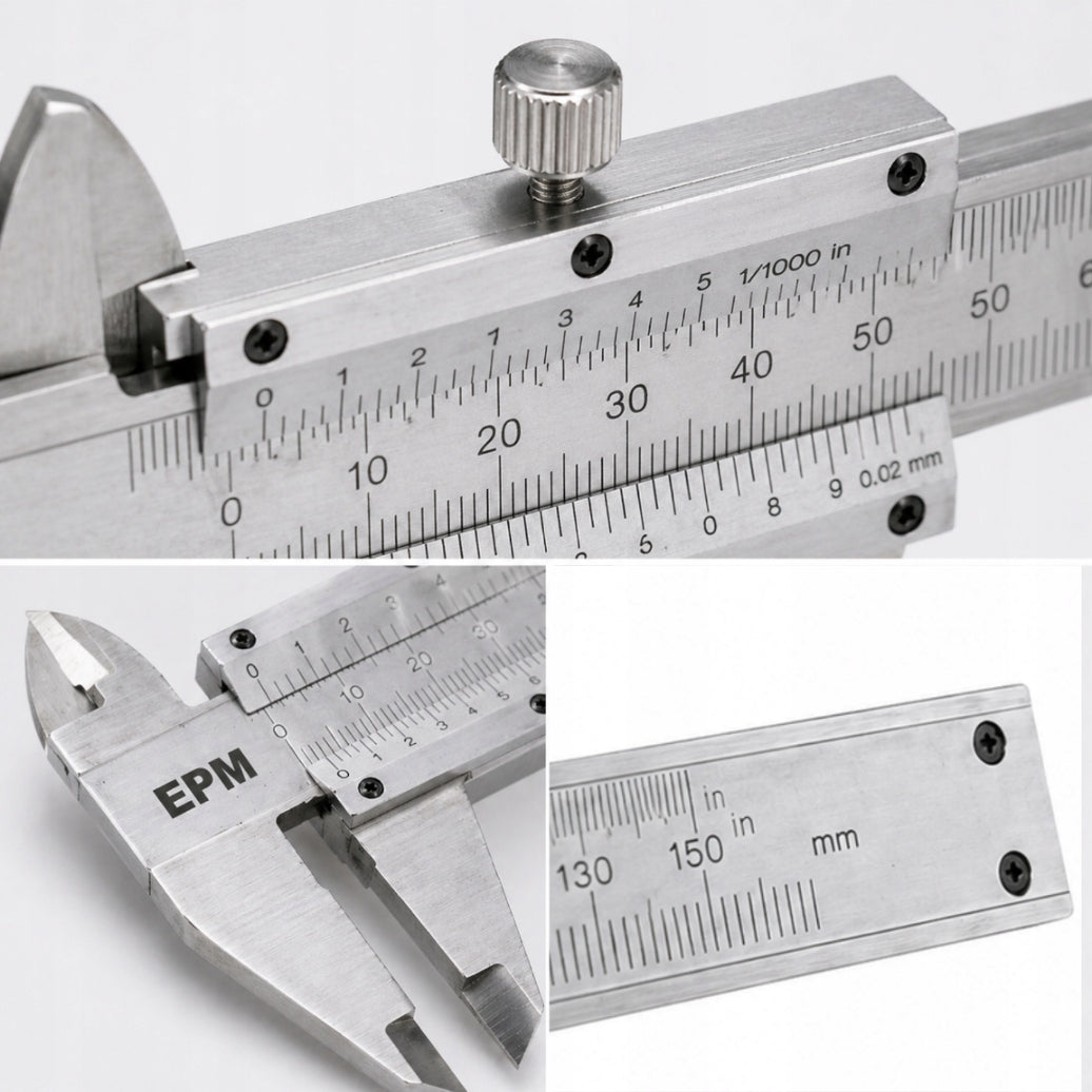 CALIPER 150MM 0,02MM STAINLESS STEEL PRECISION E-400-5001 EPM Manufacturer code E-400-5001