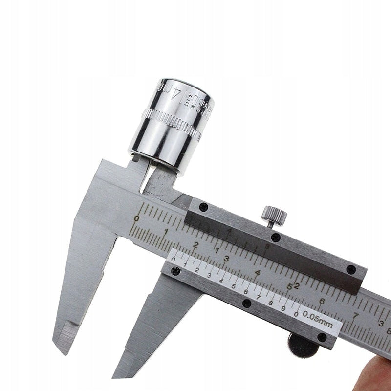 CALIPER 150MM PRECISION NONIUS STAINLESS STEEL WITH CASE 0-150mm Kind analog