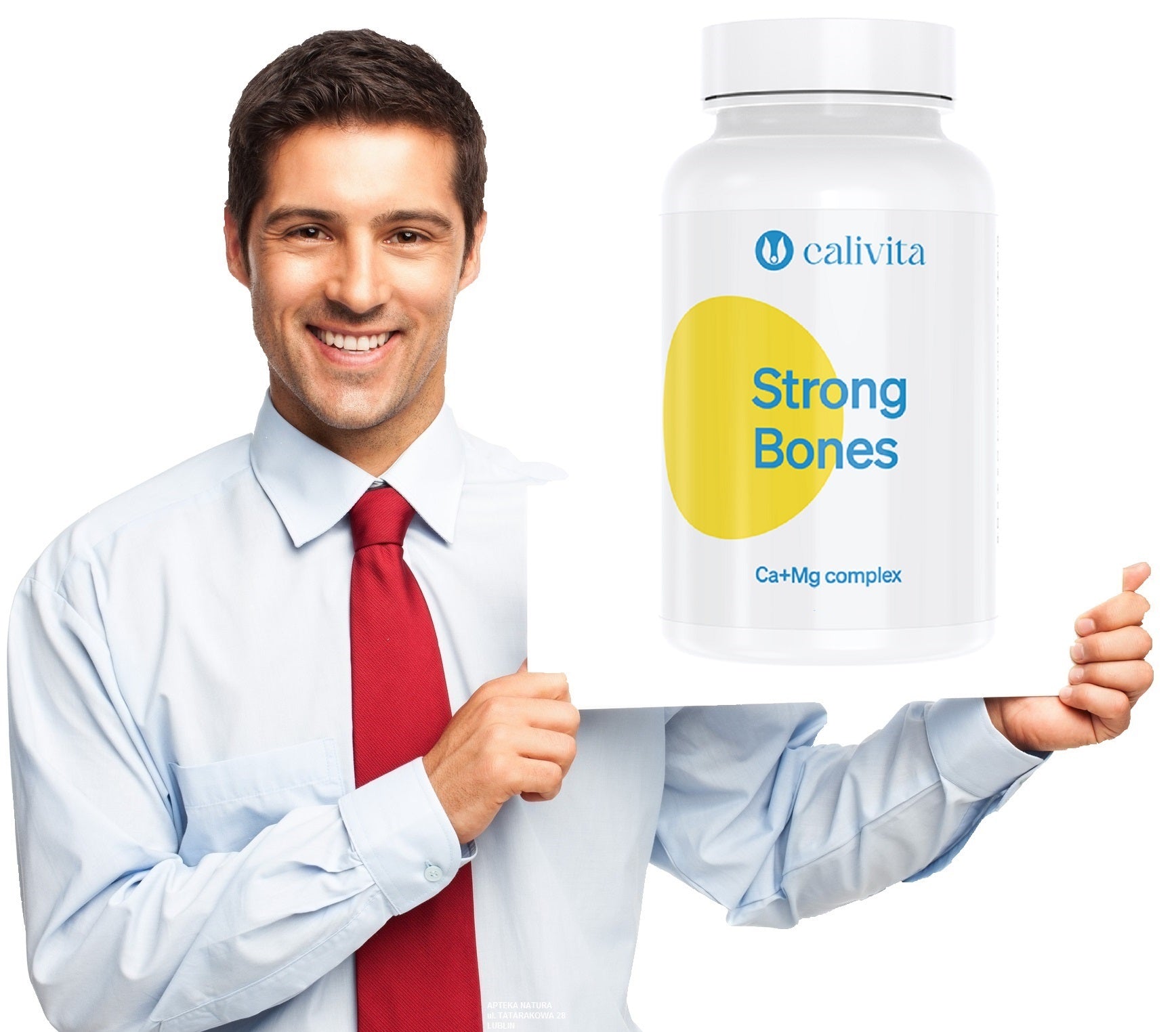 CALIVITA STRONG BONES 250 capsules CALCIUM MAGNESIUM