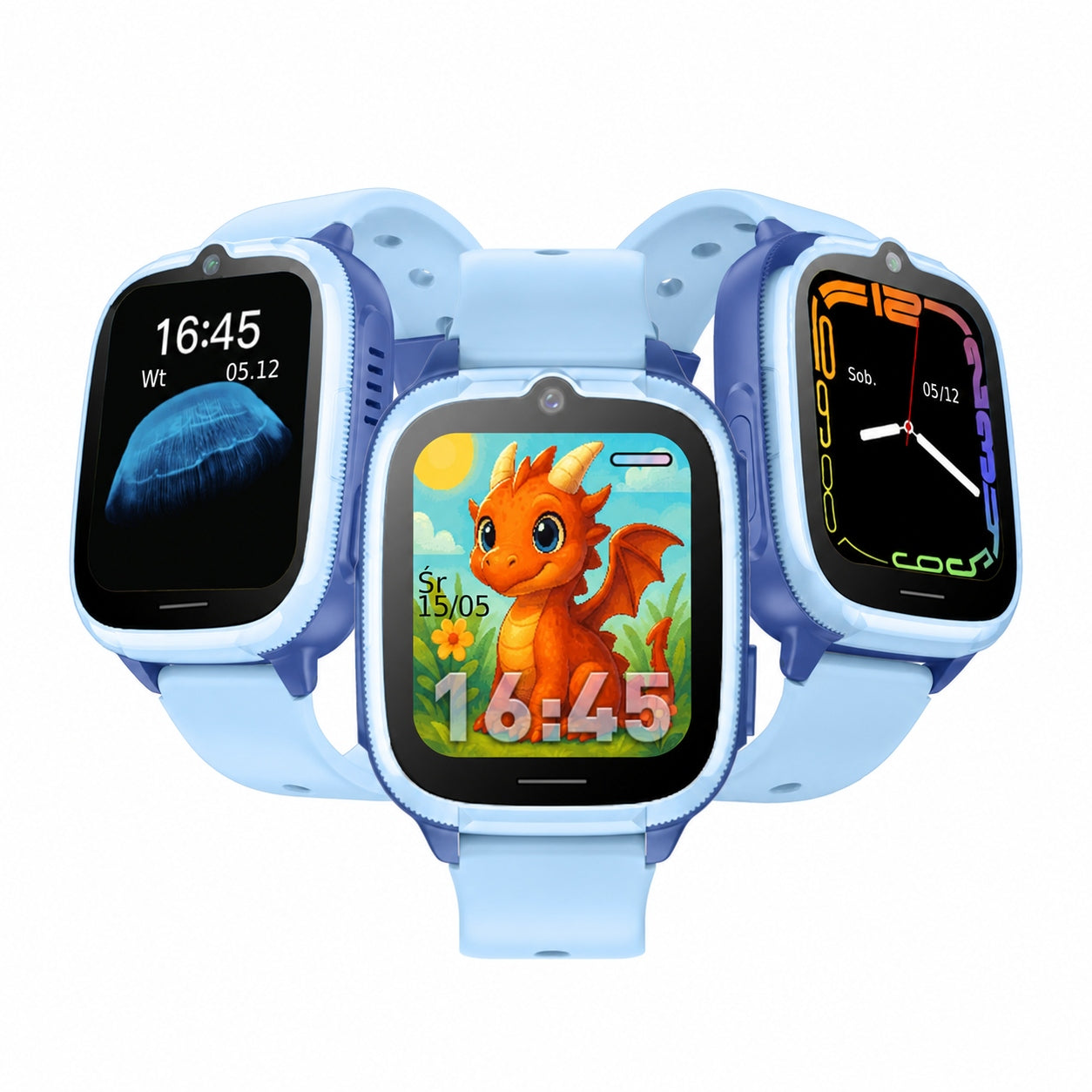 CALMEAN Easy LTE Smartwatch for Kids 4G GPS Video Call SOS IP67 Brand CALMEAN