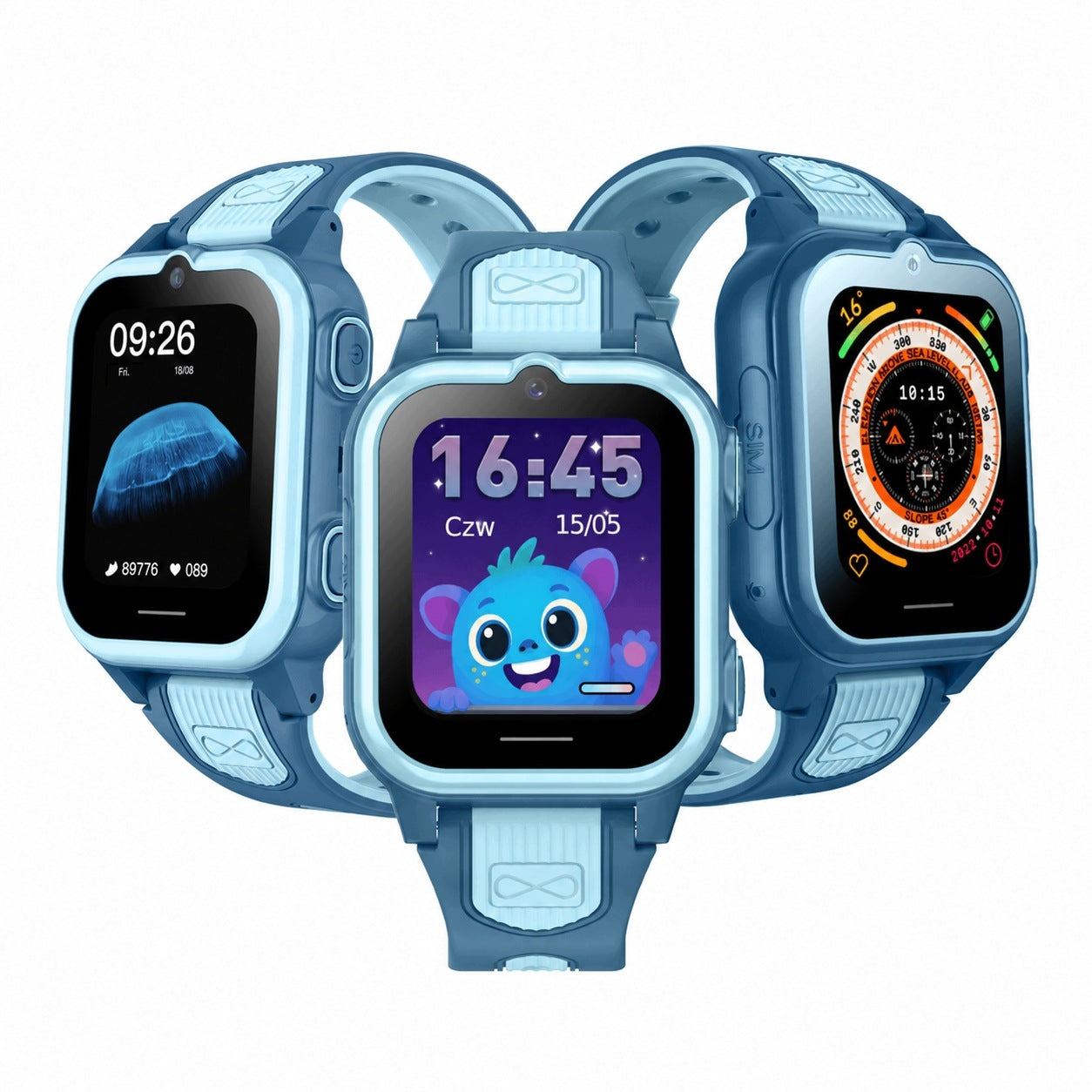 CALMEAN NEMO 4 Smartwatch for Kids 4G GPS Video Call SOS Brand CALMEAN