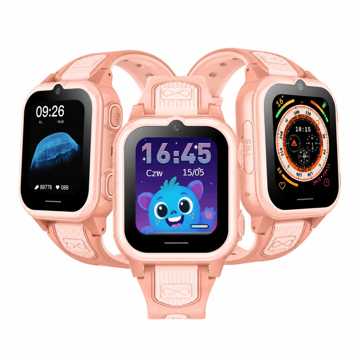 CALMEAN NEMO 4 Smartwatch for Kids 4G GPS Video Call SOS Manufacturer code watch-nemo-4-pink