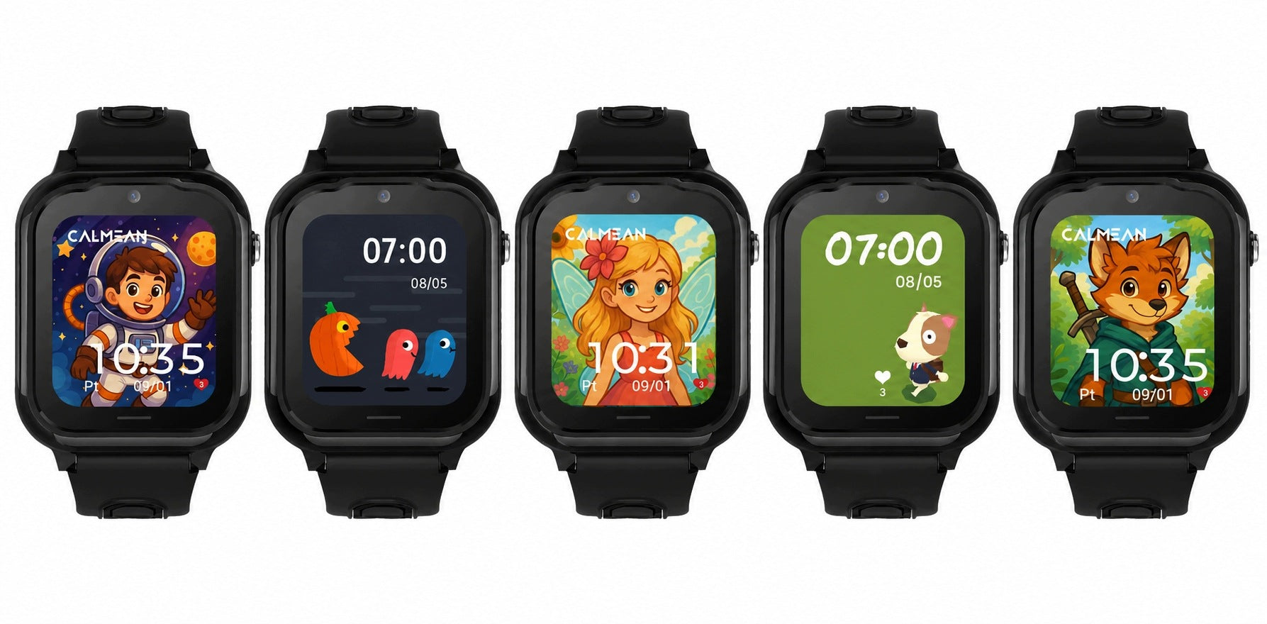 CALMEAN Smartwatch for Kids Video 2 GPS 4G Video Call SOS IP67 Brand CALMEAN