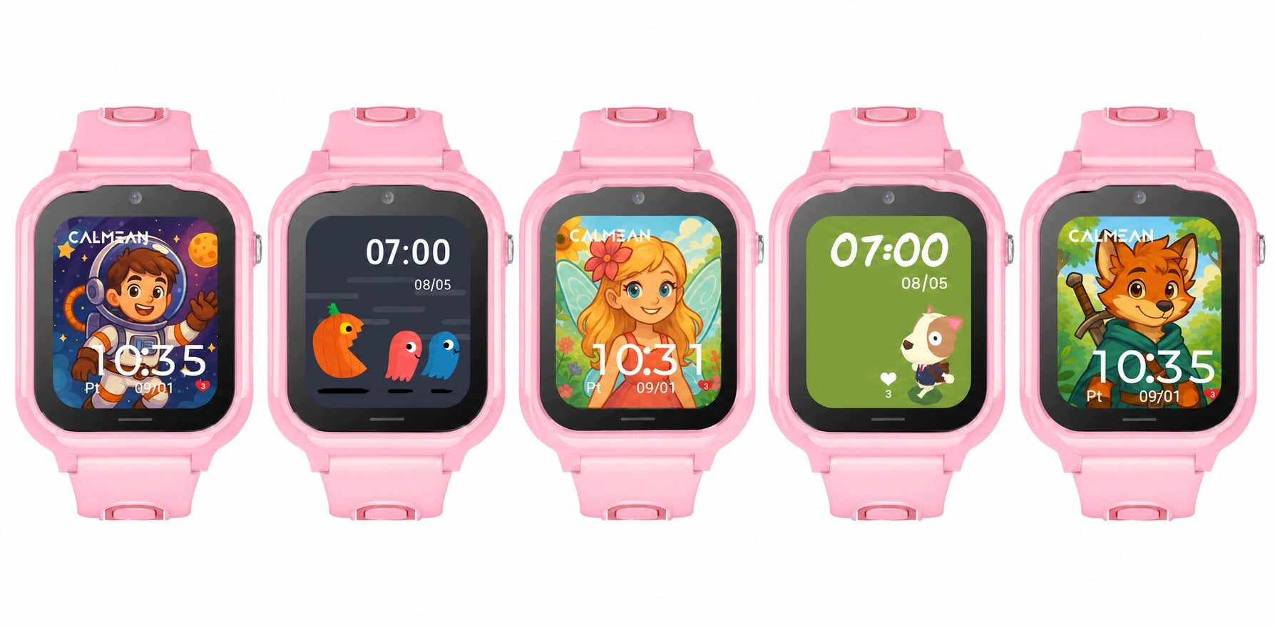 CALMEAN Smartwatch for Kids Video 2 GPS 4G Video Call SOS IP67 Brand CALMEAN