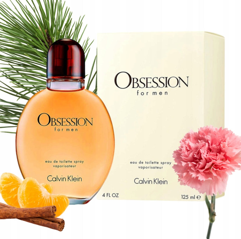 CALVIN KLEIN OBSESSION MEN'S PERFUME ORIGINAL CITRUS EAU DE TOILETTE