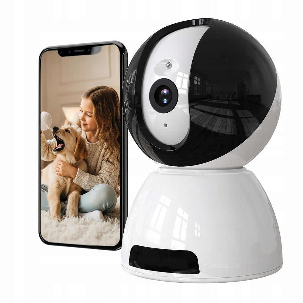 CAMERA 2.4/5G WIFI IP ROTATING PTZ SMART BABY MONITOR INDOOR DETECTION FOR HOME