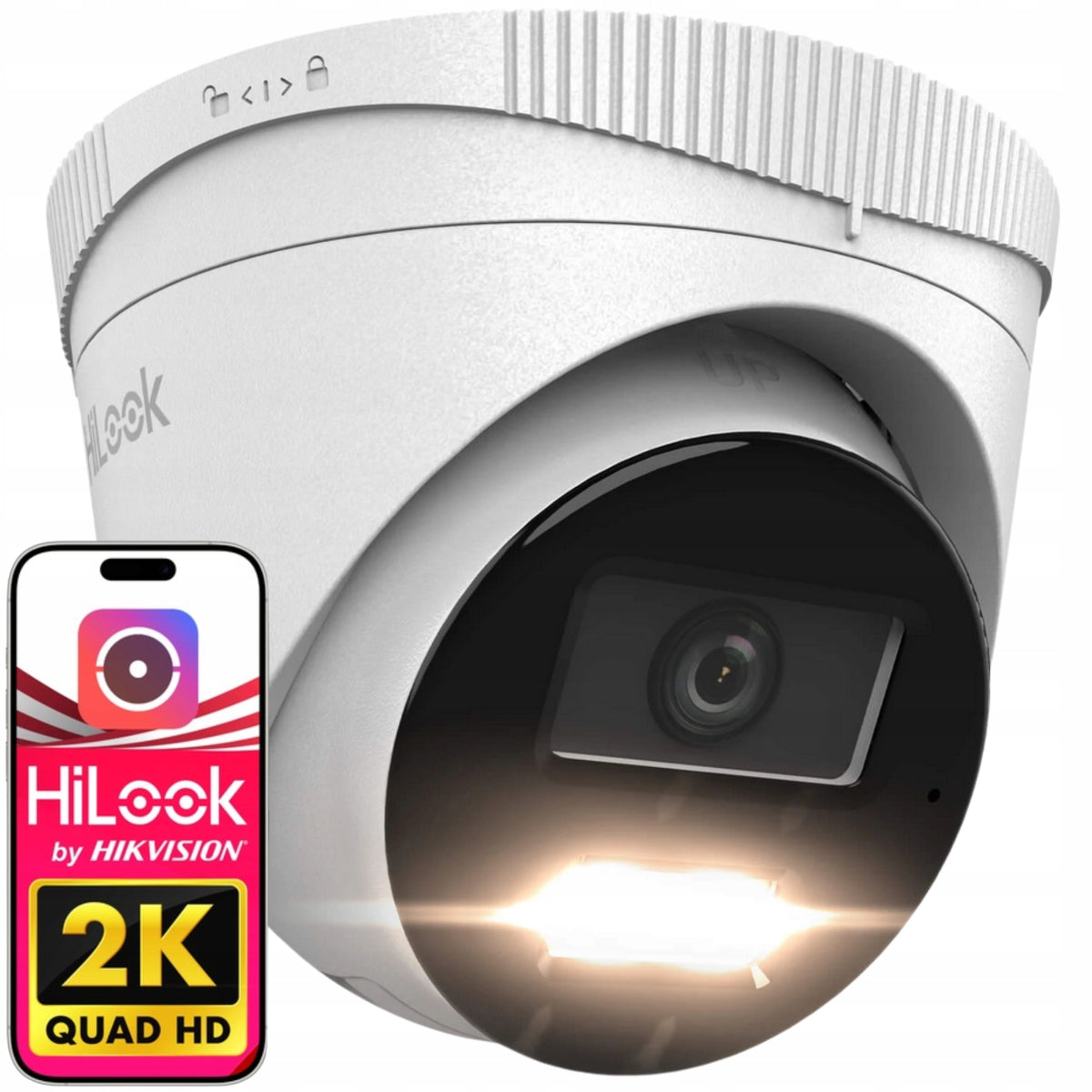 CAMERA 4MPx IP IR30M APP DETECTION IP67 HILOOK BY HIKVISION