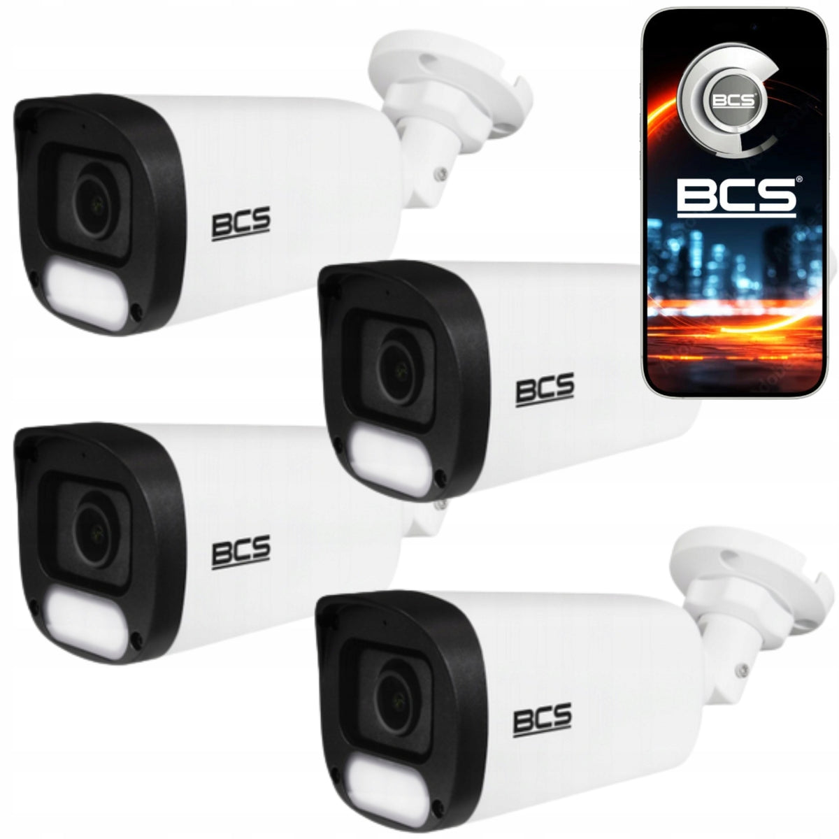 CAMERA 4X BCS-P-TIP28FCL3-Ai1 8MPX IP DETECTION DORI WHITELIGHT AI FEATURES