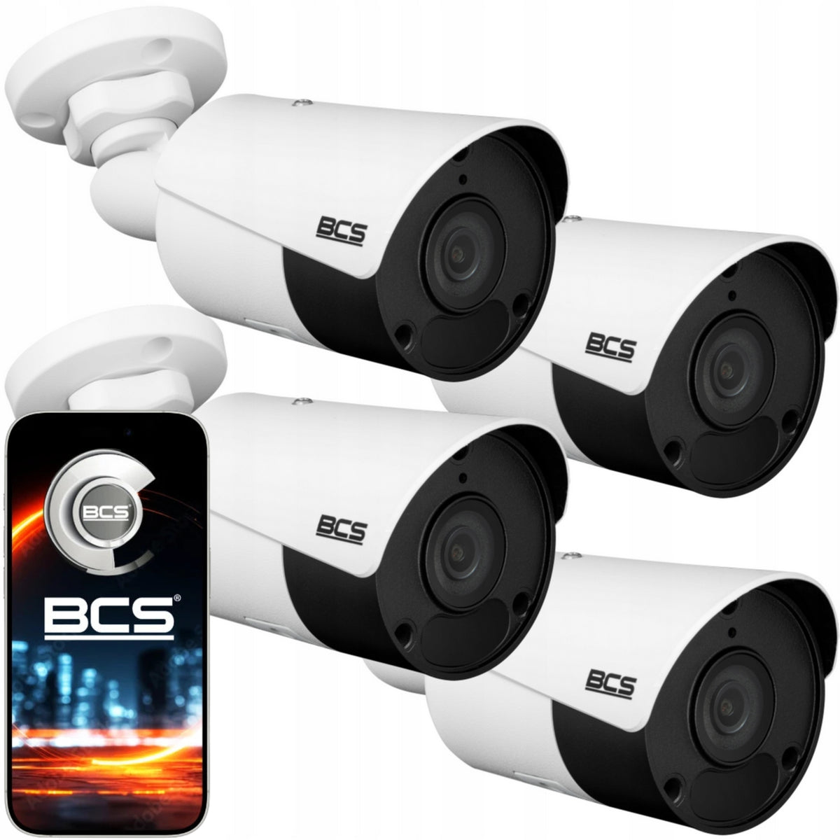 CAMERA 4x IP 4Mpx BCS-P-TIP14FSR5 IR50m DETECTION WDR APPLICATION DORI IP67