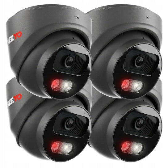 CAMERA 4x LV-V-IP8M40DF-G-II 8MPx IR40M APPLICATION AI FEATURES IP67 KEEYO