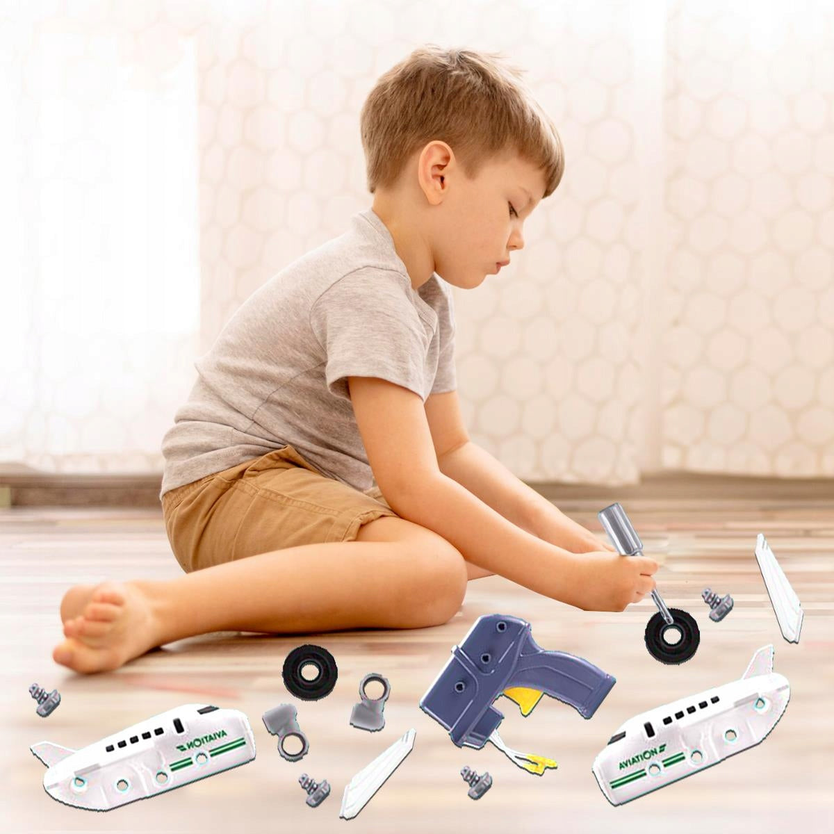 CAMERA AUTO BUBBLE FOR TWISTING BUBBLE SOAP AIRPLANE Kid's age 3＋ years