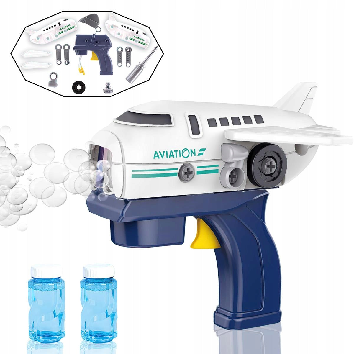 CAMERA AUTO BUBBLE FOR TWISTING BUBBLE SOAP AIRPLANE