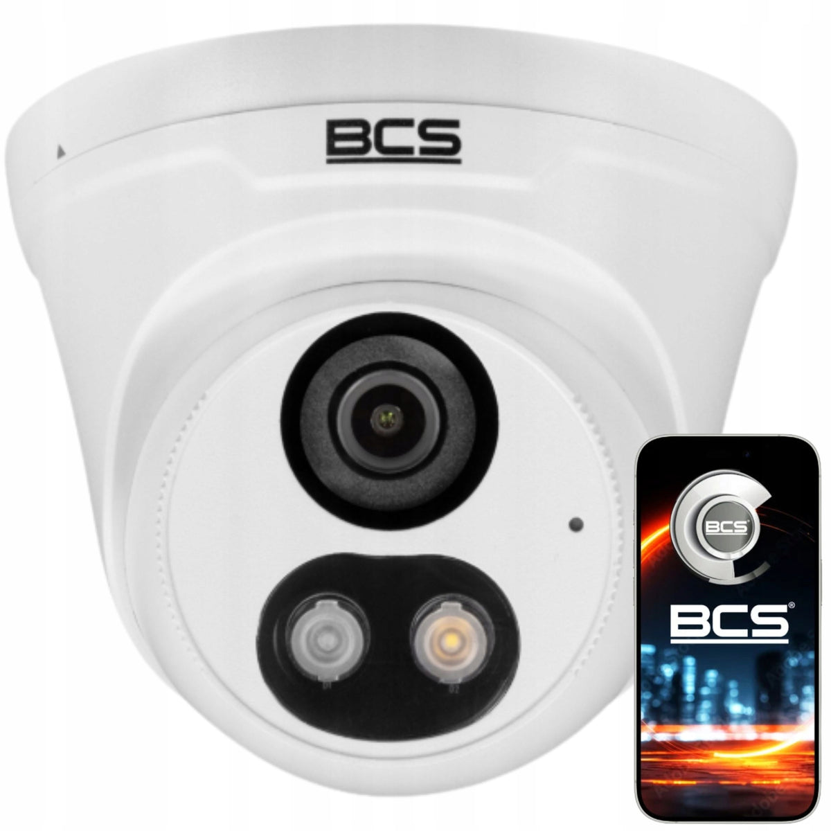 CAMERA BCS-P-EIP18FSR3L3-Ai 8MPX SKYLIGHT IR30M FUNCTIONS IP67 WDR BCS