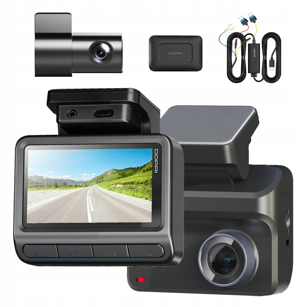 CAMERA DDPAI VIDEO RECORDER Z50 Pro 4K GPS WIFI +REAR + 4G MODULE SET