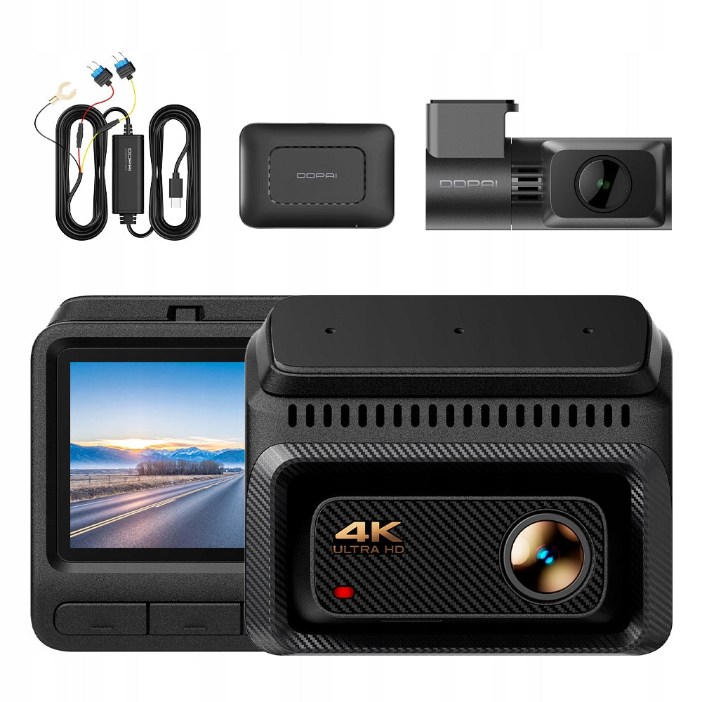 CAMERA DDPAI VIDEO RECORDER Z60 MASTER 4K HDR +2K REAR +MODULE 4G SET