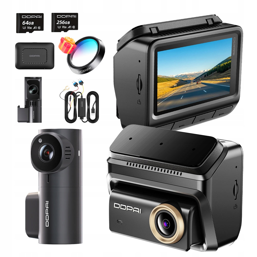 CAMERA DDPAI VIDEO RECORDER Z90 Pro 4K FRONT +MINI3X + REAR + 4G MODULE