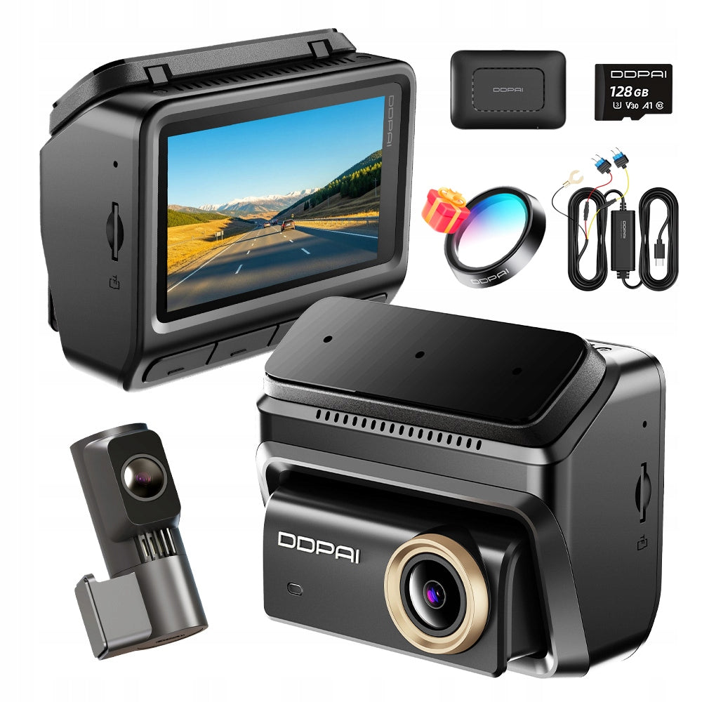 CAMERA DDPAI VIDEO RECORDER Z90 Pro 4K HDR + REAR + 4G MODULE + 128GB