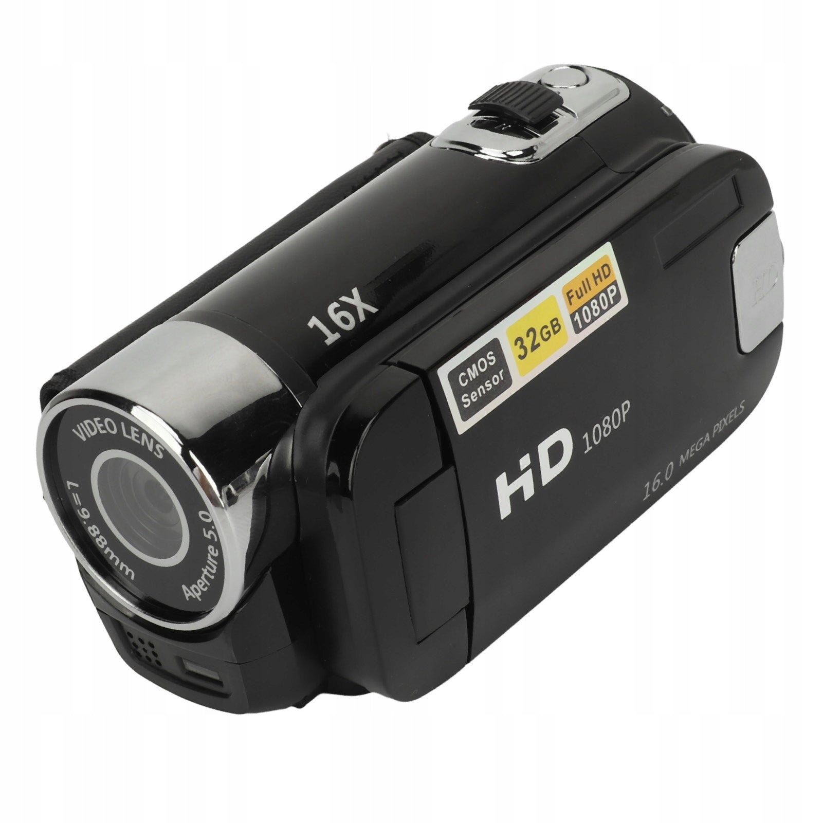 CAMERA DIGITAL CAMERA 16X ZOOM 16MP BLACK