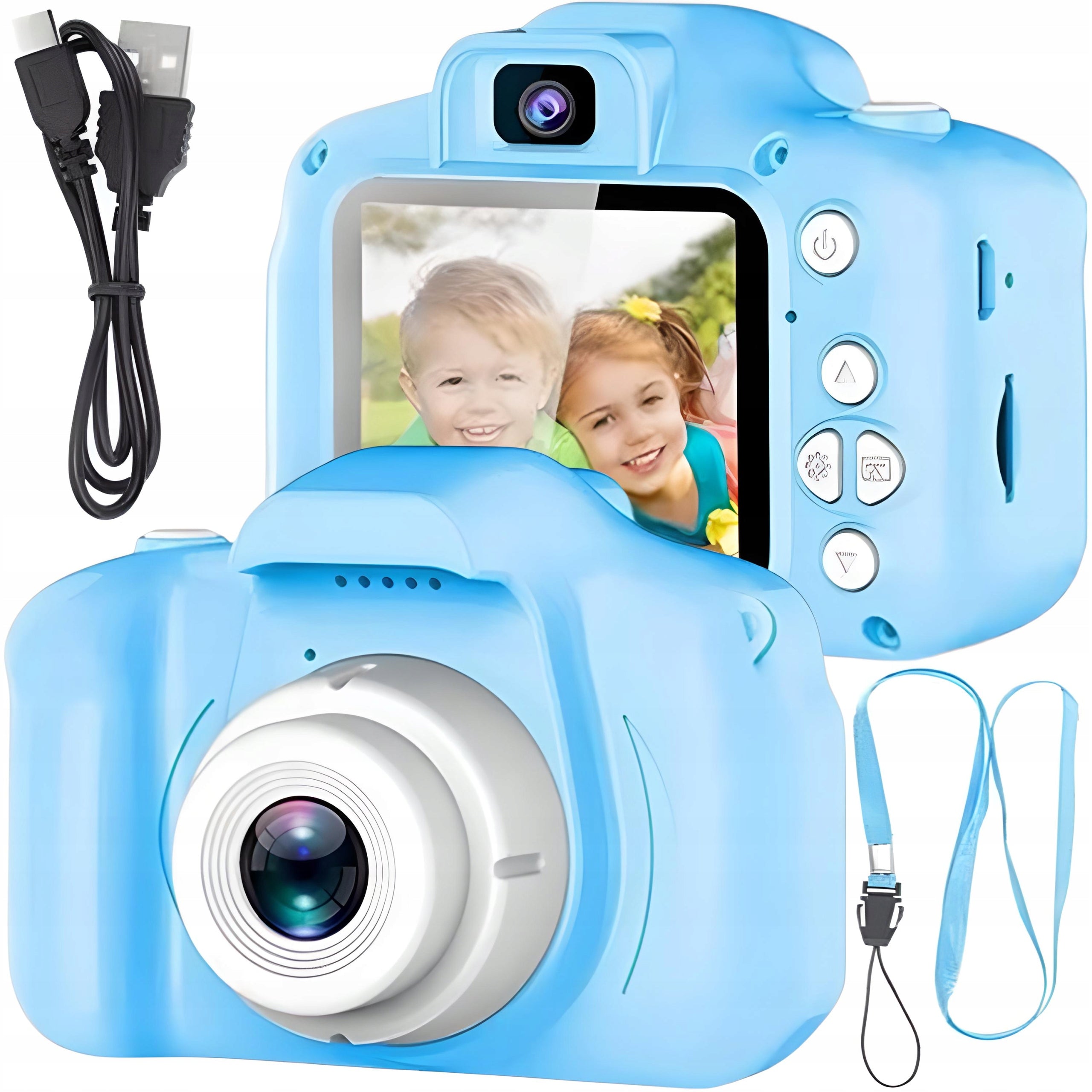 CAMERA DIGITAL CAMERA FOR KIDS FULL HD 1080p 1440p 3 MPX GAMES LANYARD SET