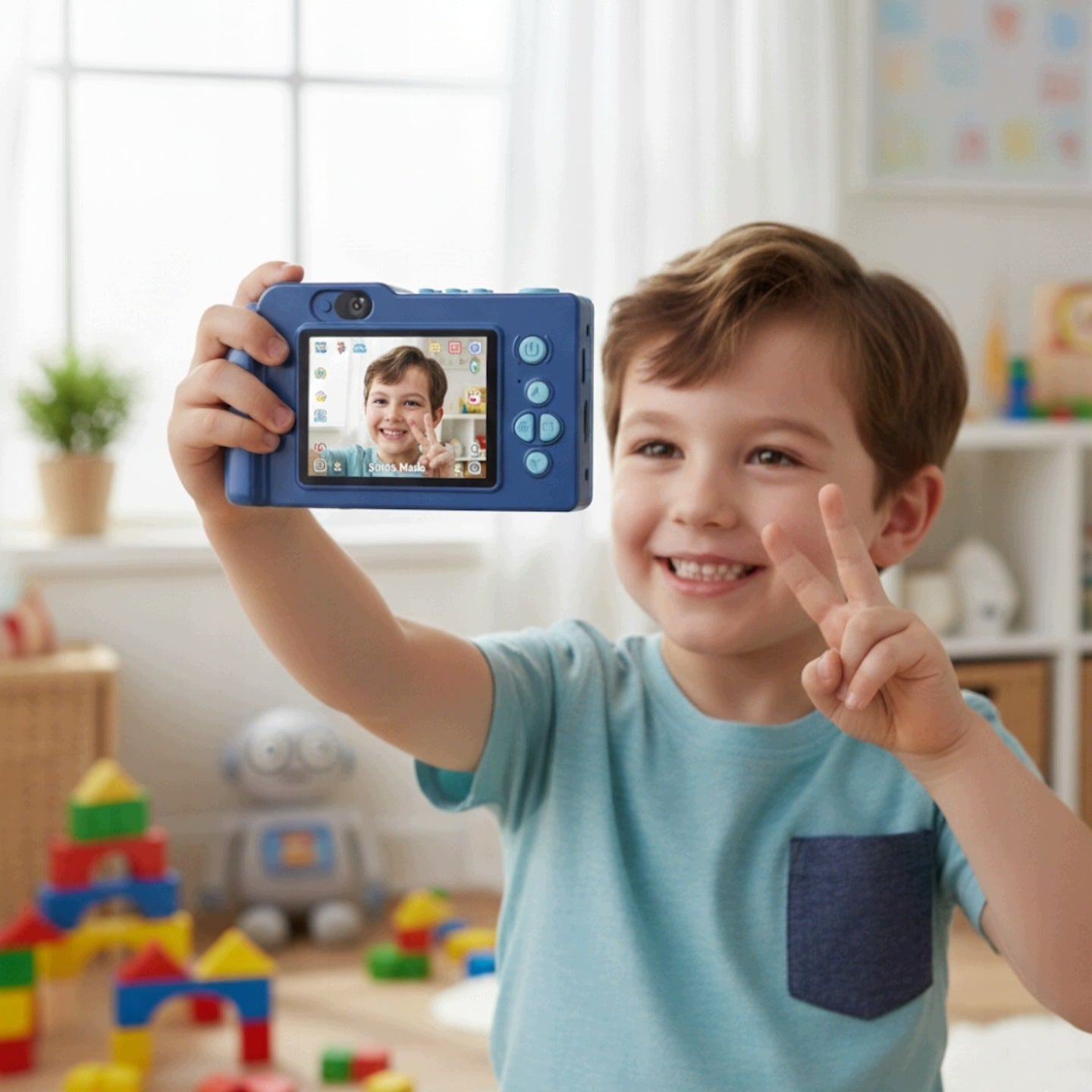 CAMERA FOR CHILDREN DIGITAL PHOTO 40Mpx TOY GAMES SOLID + FREEBIE Packaging status original