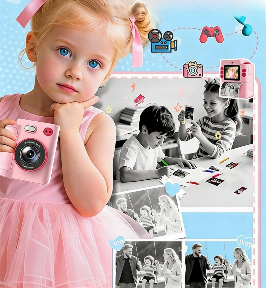CAMERA FOR CHILDREN THERMAL PRINTER 16X ZOOM 1080P LED 32GB GIFT Model 069631326569