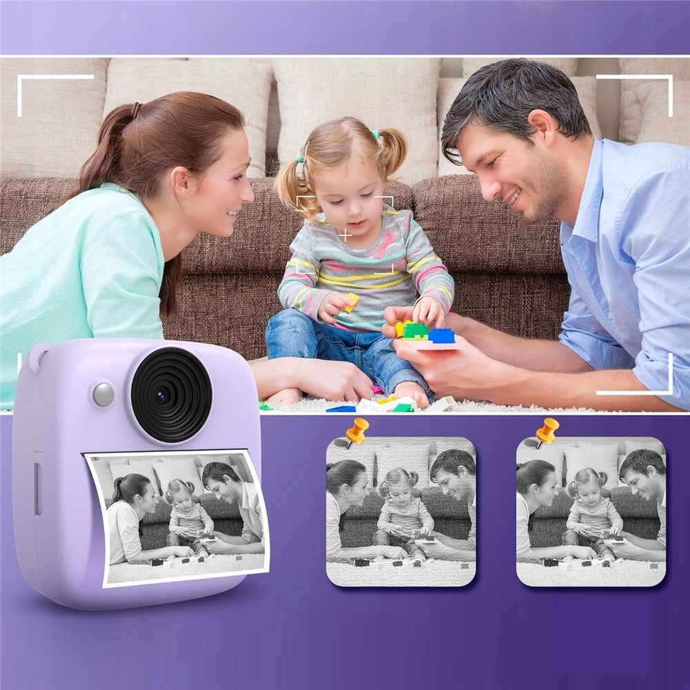 CAMERA FOR CHILDREN WITH PRINT FUNCTION 48MP 32GB ZOOM 16X SCREEN 2.0" Packaging status original