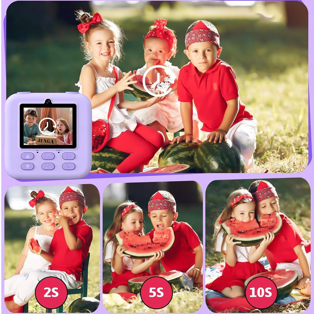 CAMERA FOR CHILDREN WITH PRINTING 32GB 3 GAMES 1200MAH SAFE BPA-FREE Brand no brand