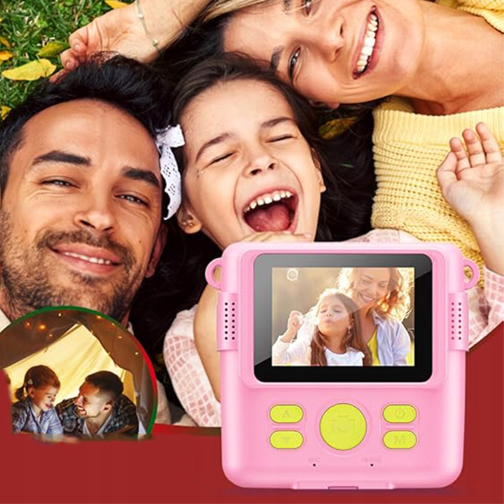 CAMERA FOR CHILDREN WITH THERMAL PRINTER 32GB MEMORY SET AKCESORIA Model COCO-681