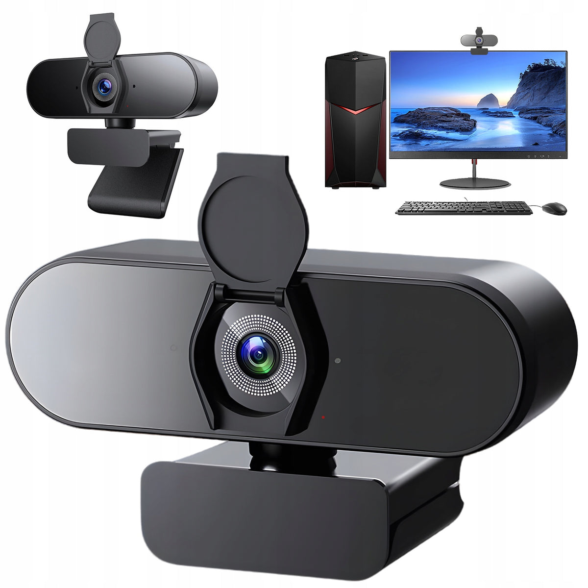 CAMERA FOR COMPUTER 4K USB WIDE ANGLE AUTOFOCUS PDAF CDAF MICROPHONES