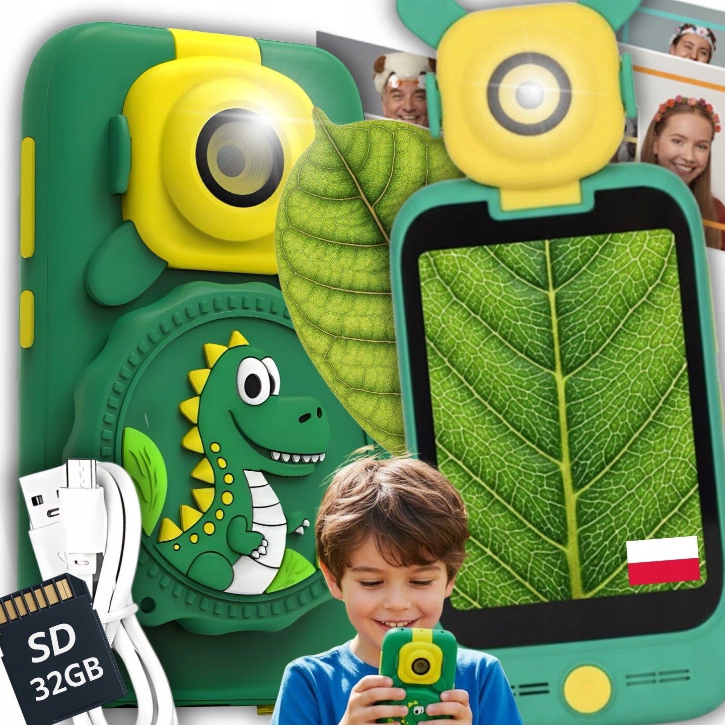 CAMERA FOR KIDS PHONE MICROSCOPE EDUCATIONAL DIGITAL TOY GAMES + FREEBIE