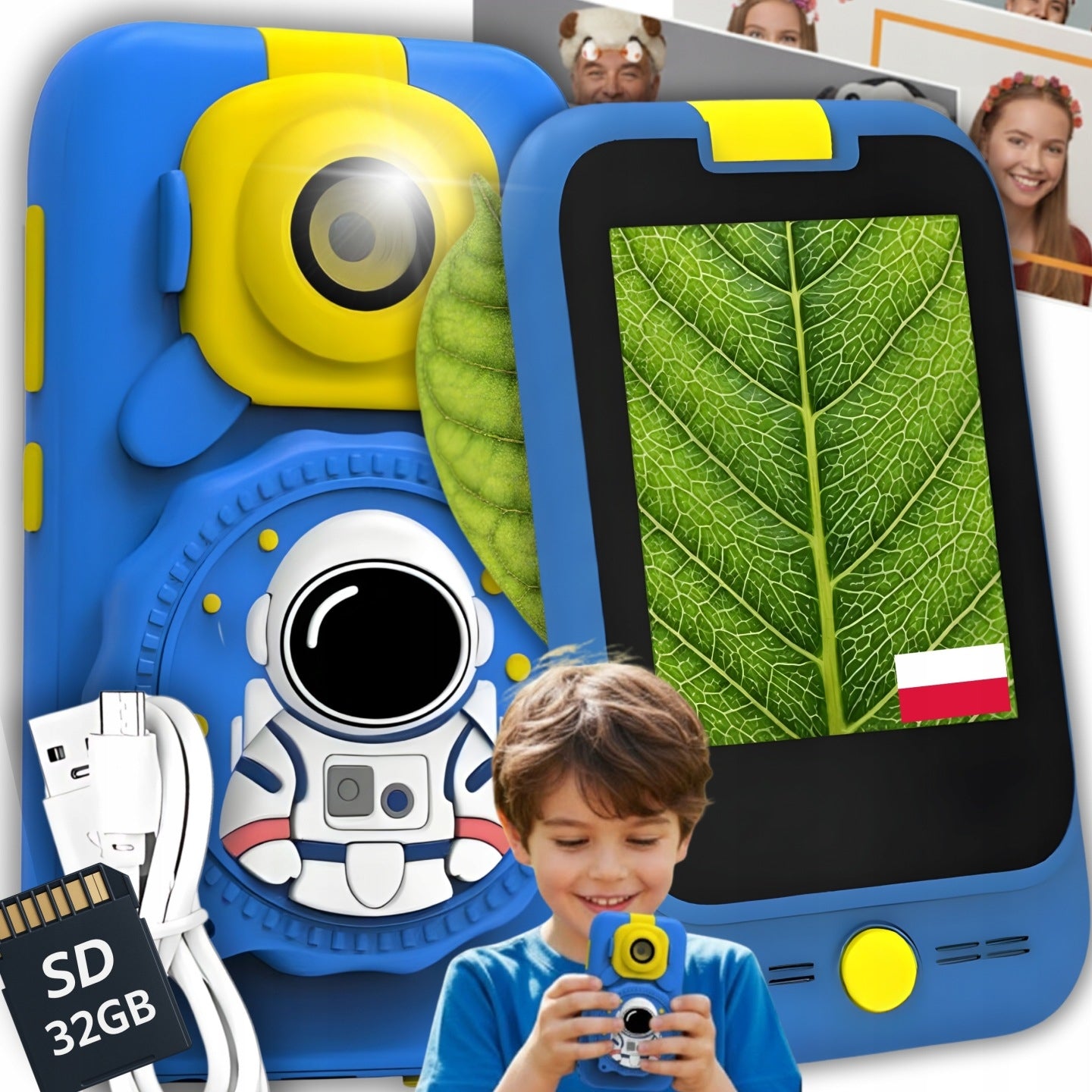 CAMERA FOR KIDS PHONE MICROSCOPE EDUCATIONAL DIGITAL TOY GAMES + FREEBIE