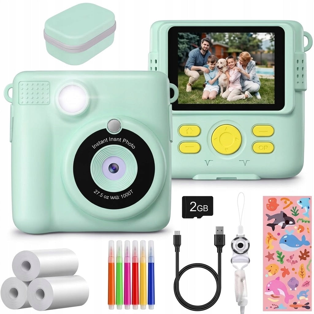 CAMERA INSTANT PRINT MINI PRINTER CAMERA GAMES KIDS Manufacturer code Aparat fotograficzny dla dzieci