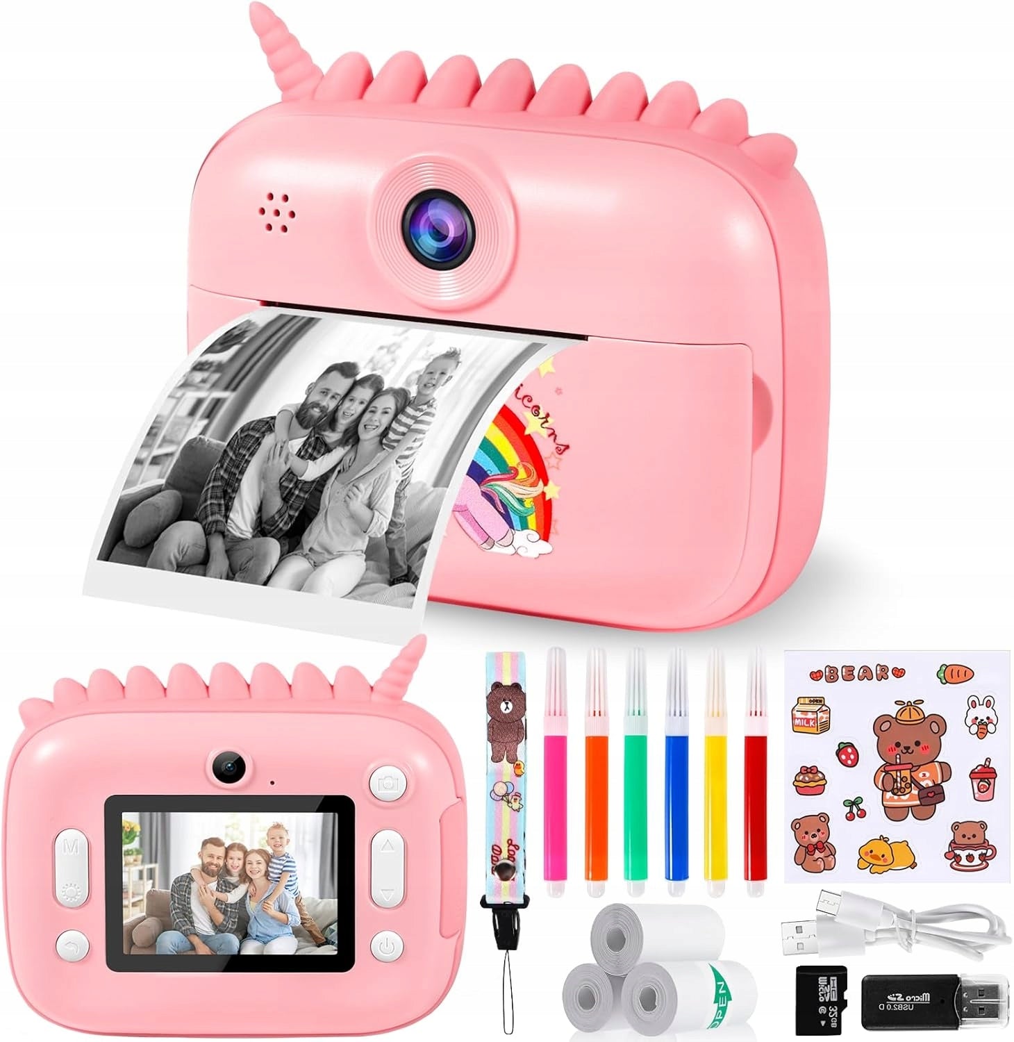 CAMERA INSTANT PRINTING GIFT SET FOR CHILDREN