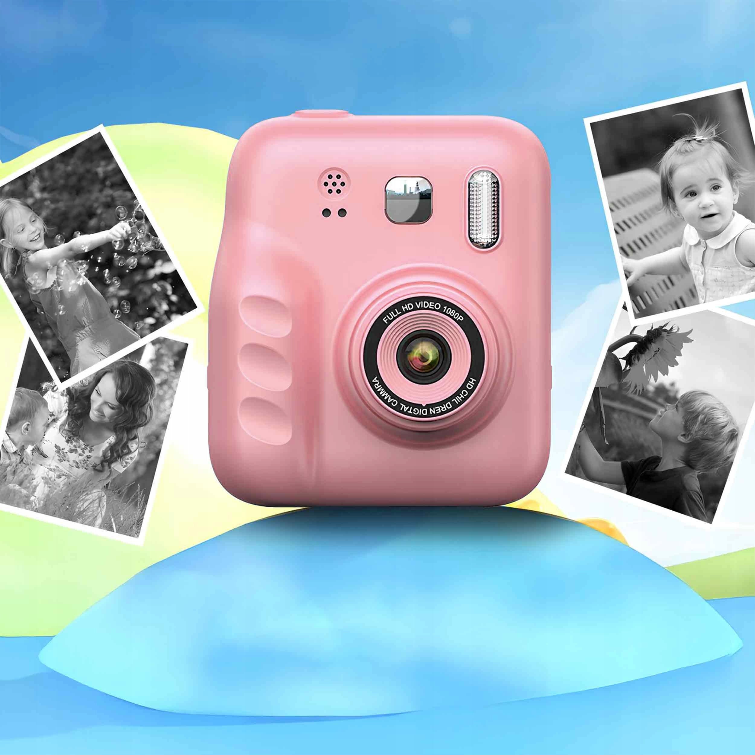 CAMERA INSTANT THERMAL PRINTER FOR CHILDREN SELFIE VIDEO + CARTRIDGES Packaging status original