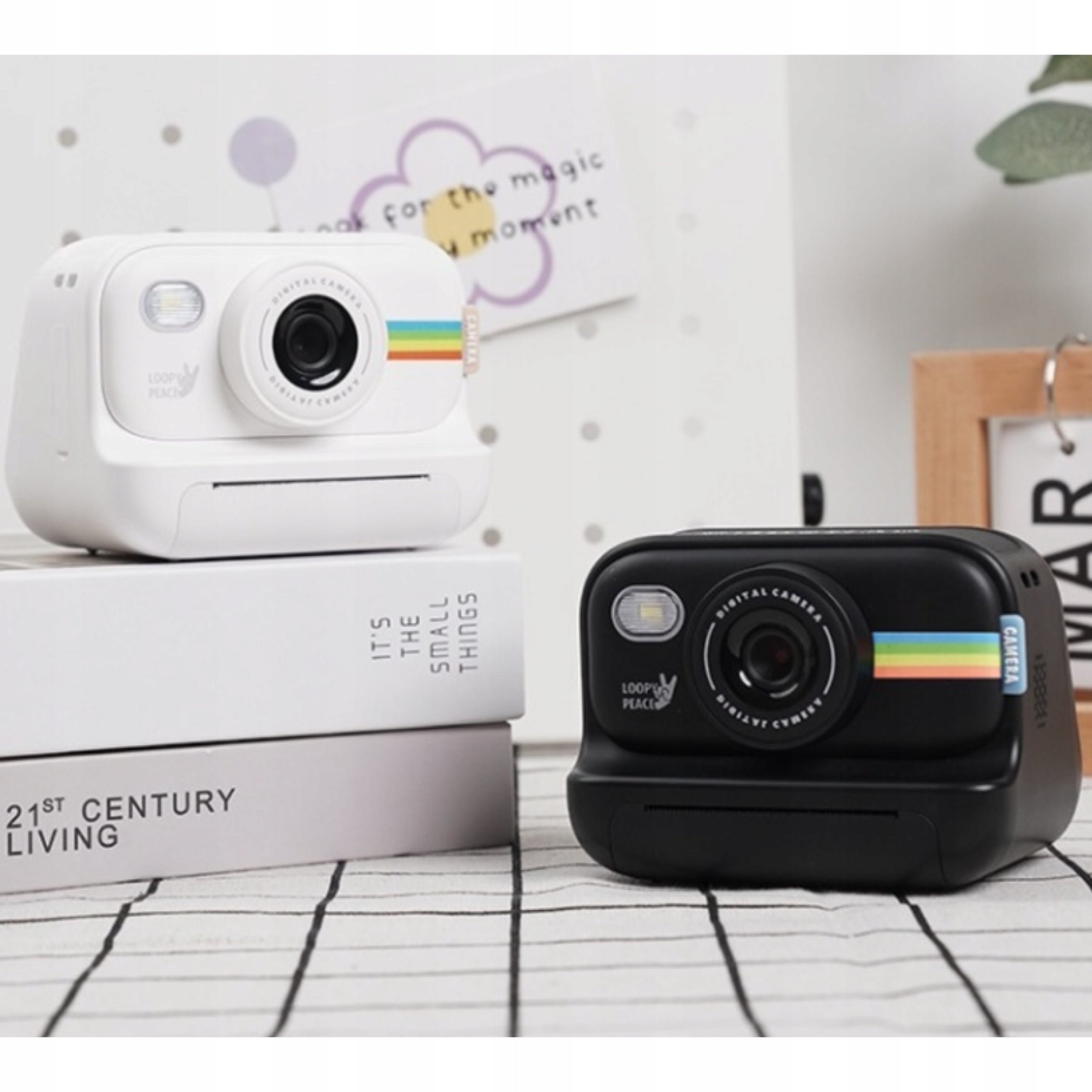 CAMERA INSTANT TOY FOR CHILDREN WITH PHOTO PRINTER FOR COLORING Packaging status original