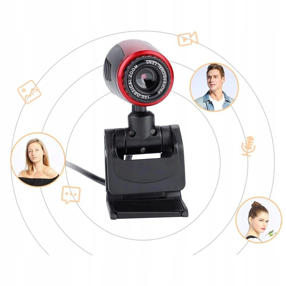 CAMERA MINI WEB WEBCAM HD MICROPHONE FOR USB COMPUTER Packaging status original