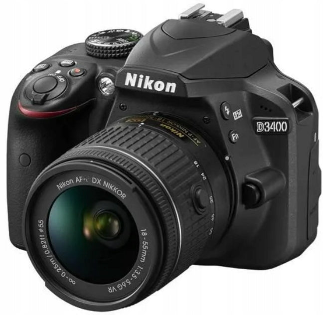 CAMERA NIKON D3400 LENS 18-55 VR II +BAG