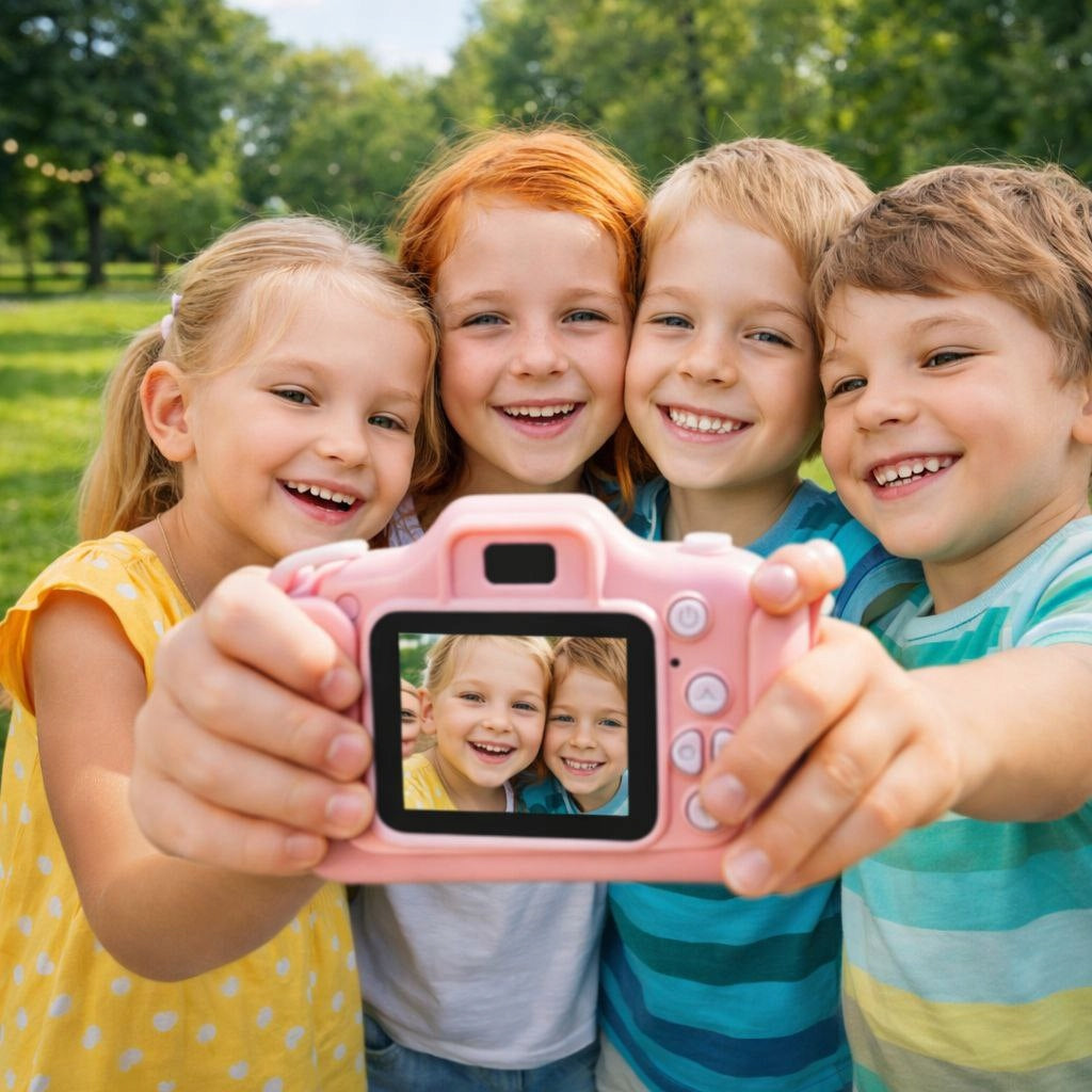 CAMERA PINK FOR CHILDREN DOG 40MP SELFIE + VIDEO 1080P Packaging status original