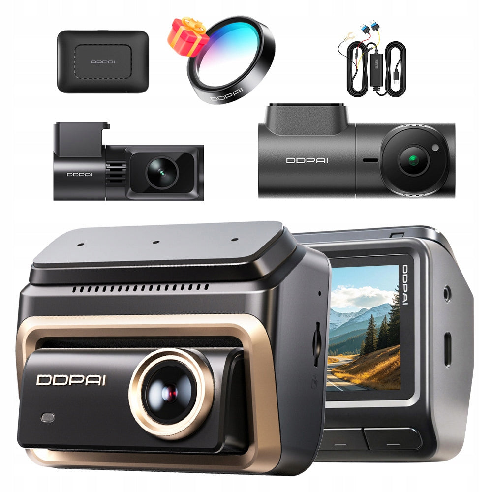 CAMERA VIDEO RECORDER DDPAI Z90 MASTER 4K FRONT + MINI3X +REAR+MODULE 4G