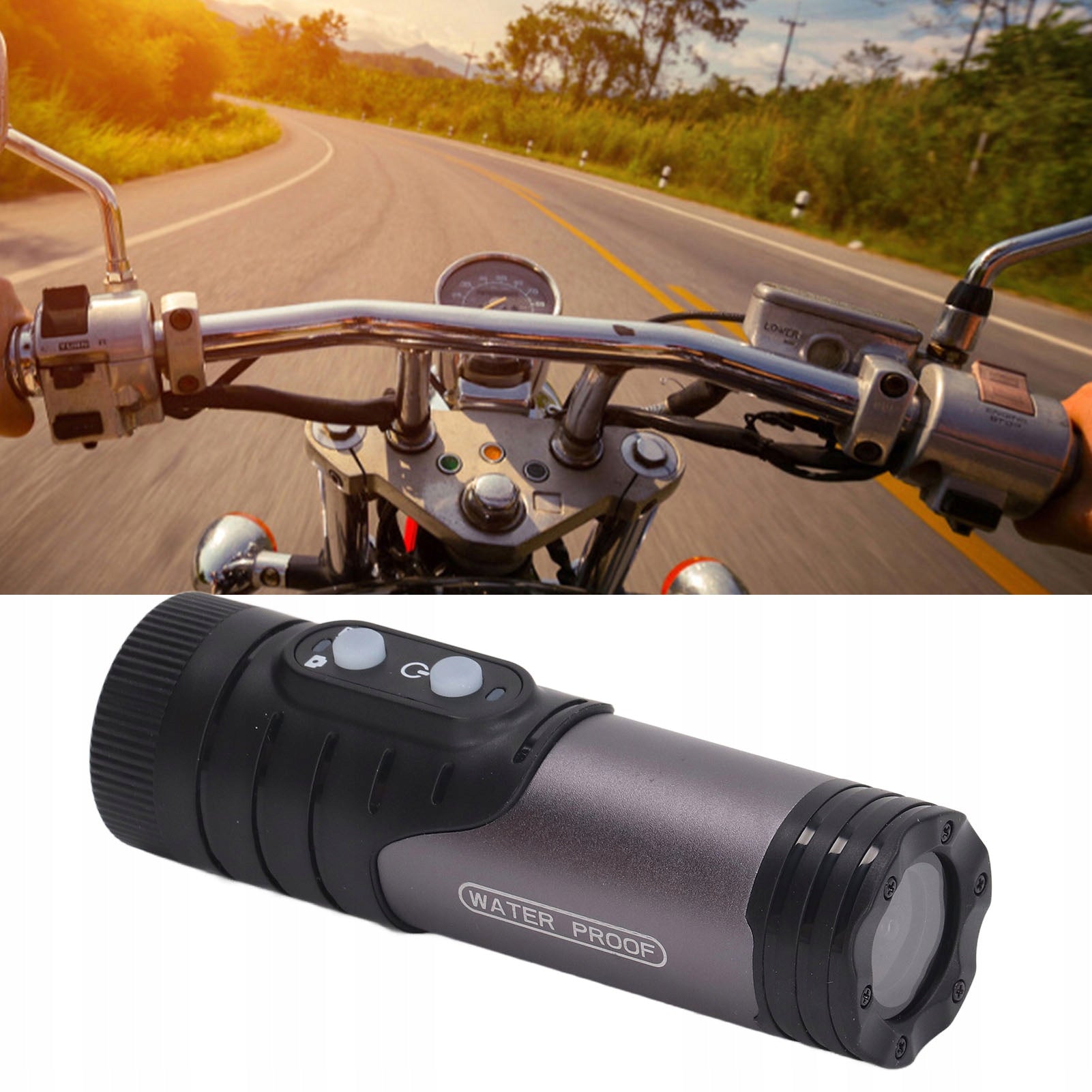CAMERA WITH HELMET MOUNT FOR BIKE Packaging status original