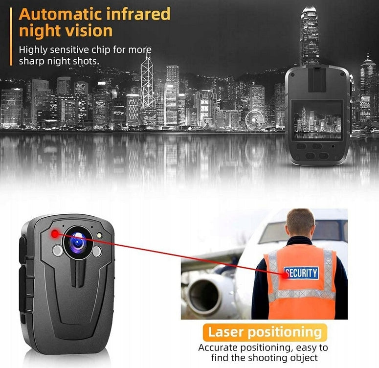 CAMMHD 1296P HD 32 Waterproof Tactical Camera Power supply rechargeable battery car lighter socket