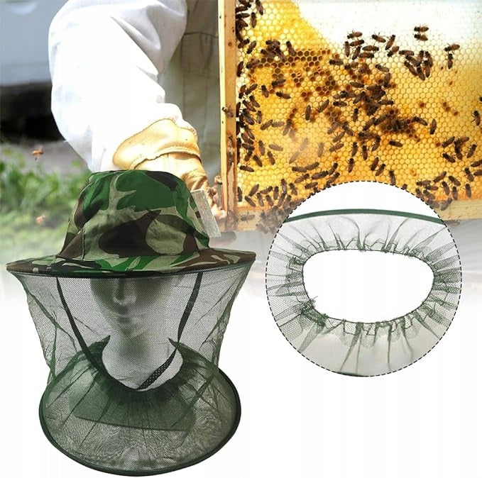 CAMO BEEKEEPING FOLDING HAT WITH MOSQUITO NET INSECTS Manufacturer code EB854