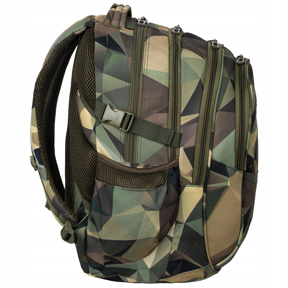 CAMO SCHOOL BACKPACK FOR BOY YOUTH URBAN TRAINING SPORTS 29L Packaging status original