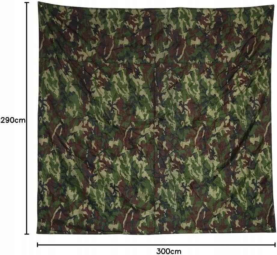 CAMOUFLAGE TENT TARPAULIN WATERPROOF ULTRA-LIGHT CAMPING Manufacturer code PLANDEKA NAMIOTOWA KAMUFLAŻOWA WODOODPOR