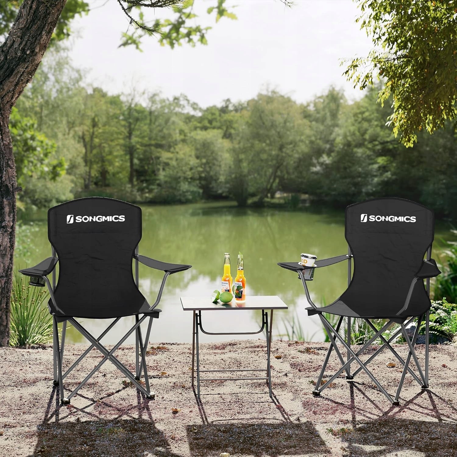 CAMPING CHAIR BLACK SONGMICS Brand Songmics